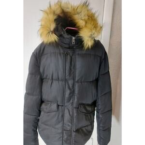 YHK Yihongke Hooded Maritime Puffer Coat XL Streetwear Urban Mobwife Classic